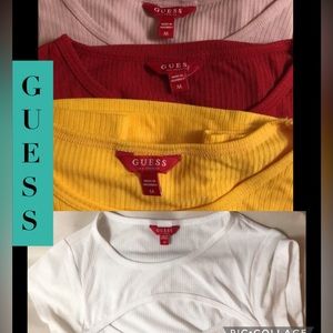 4 Guess Tops size Medium good used condition 💖